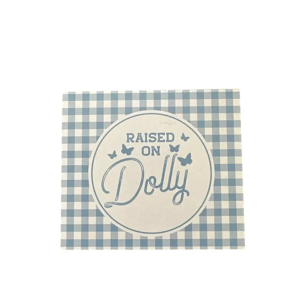 Dolly Parton Kitchen Bundle Salad Set Mini Tongs, Raised on Dolly Gingham Sign